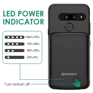 Новое поступление Подарочный чехол для батареи для LG G7 тонкий Q G7 plus G8 ThinQ чехол для зарядного устройства для LG G7 G8 ThinQ черный