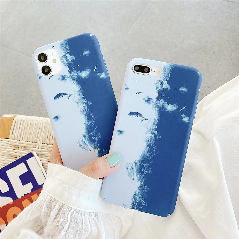 Жесткий пластиковый тонкий чехол для HUAWEI P40 MATE 30 PRO NOVA 5I 6 SE HONOR 7C 8A милые чехлы на