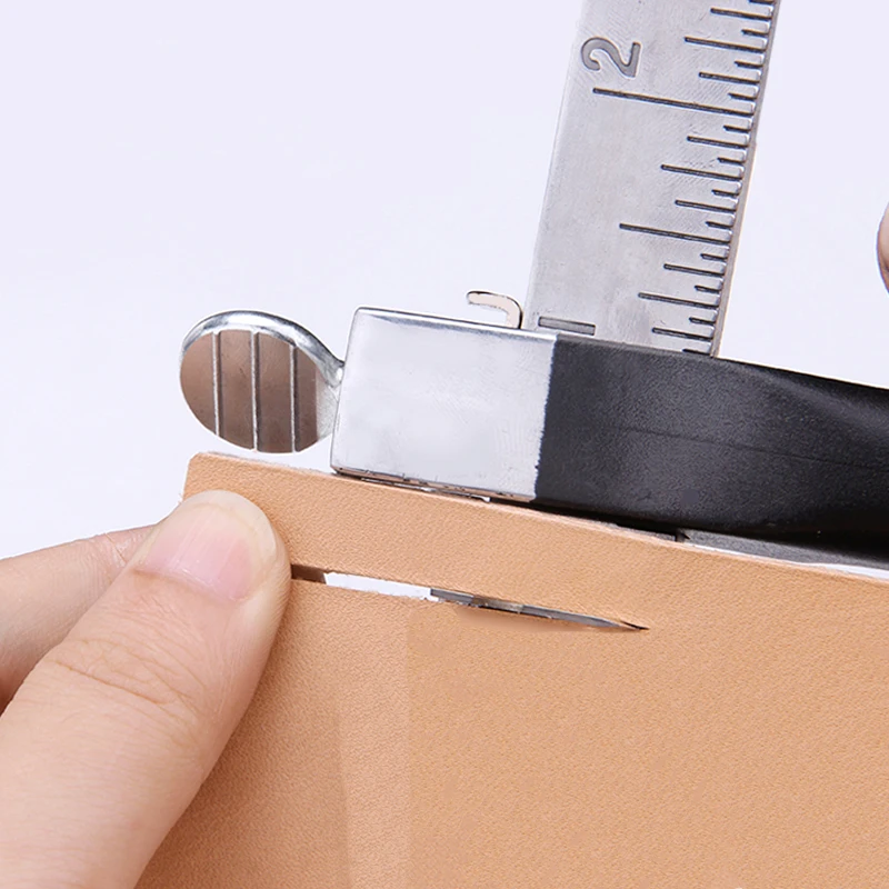 Регулируемый кожаный ремешок резак Кожа ремесло с полосатыми ремешками DIY ручной