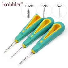 Awl for Repair Leather Shoe Sewing Cobbler Tool DIY Craft Straight Curved and Hole Hook Needle Bodkin Bradawl Piercer Stab Awl