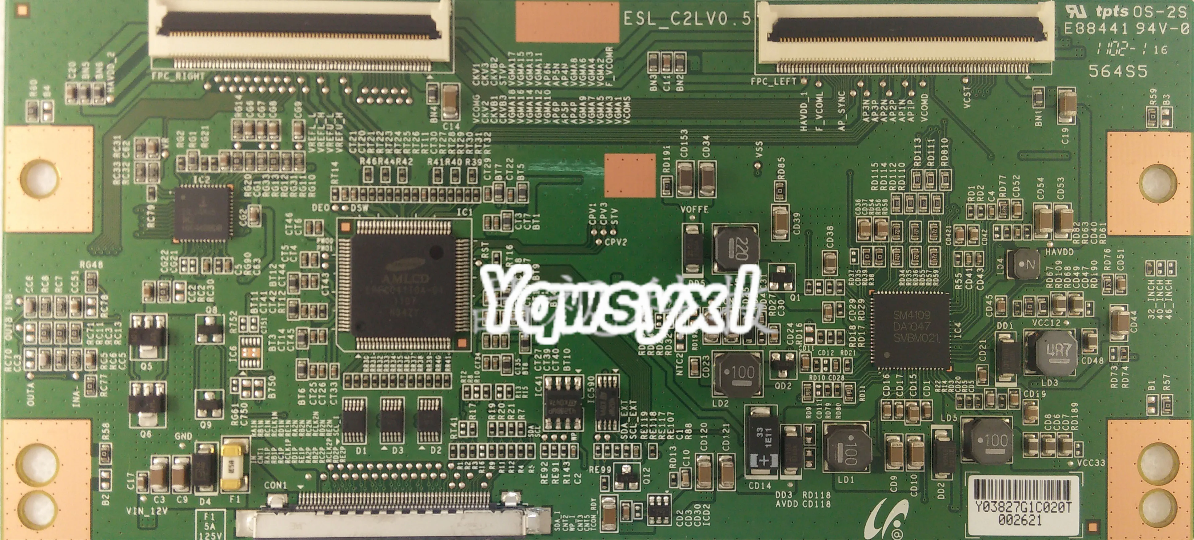 Yqwsyxl оригинальная логическая плата ESL_C2LV0.5/0 4 TCON Логическая для подключения к