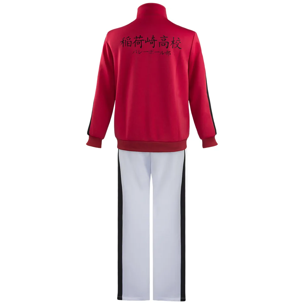 

The New Volleyball Teenager Inarizaki College Printed Font Sweater Cosplay Top Pants Sports Casual Suit Clothing