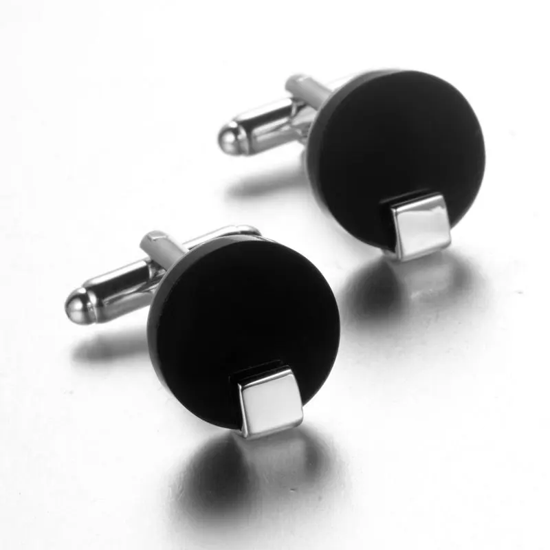 Запонки для мужских рубашек брендовые черные запонки оптовая продажа