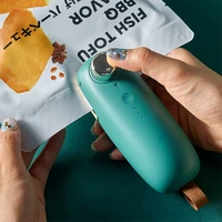 mini usb rechargeable heat sealing machine food vacuum sealer portable hand seal packing plastic impulse sealer bag household