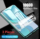 3 PiecesHydrogel пленка для Oneplus 8T, 7t, 7 8 9 рro Экран Защитная пленка для мобильного телефона Oneplus 6 5 3 T Nord N10 5G не калёное Стекло