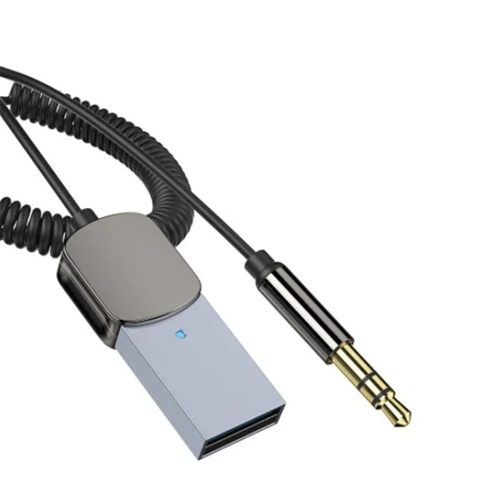 Автомобильный приемник Bluetooth 50 BT передатчик беспроводной адаптер кабель
