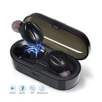 tws wireless headphones bluetooh compatible 5 0 earphones waterproof mini gaming headsets waterproof hifi stereo sports earpiece