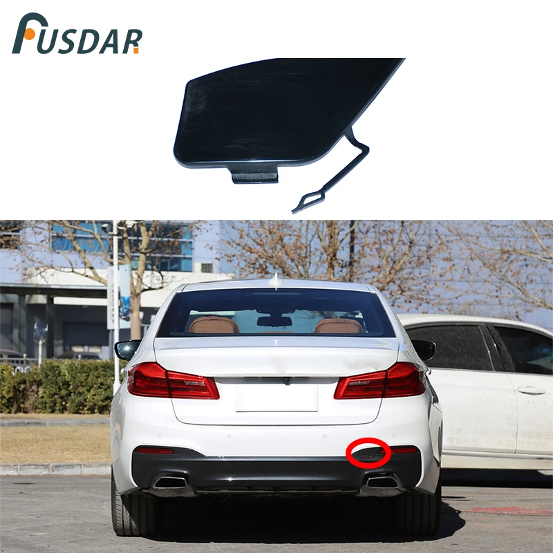 Задний бампер буксировочный крючок накладка на глаза для BMW 5 серии G38 M Sport 2018