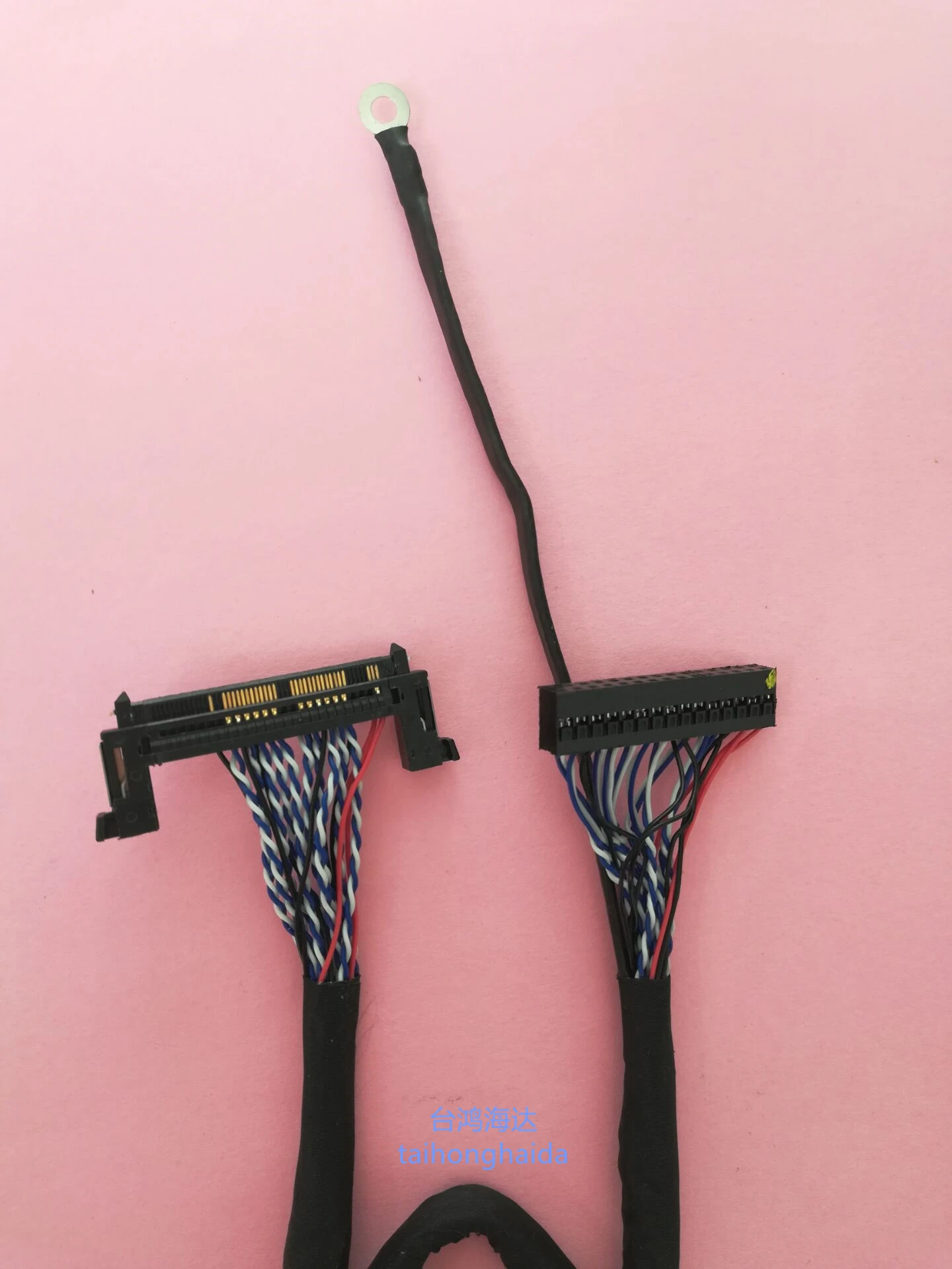 51pin 2ch 8-бит Универсальный LVDS кабель для samsung lg панель 55 см длина 2 Ch 8-бит 51PIN двойной 8 HD экран линия Универсальный ТВ