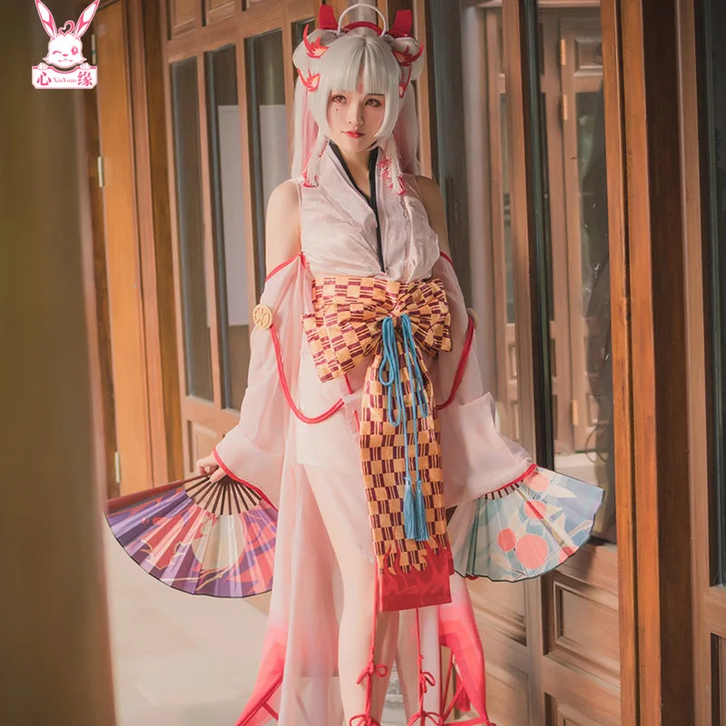 2020 Shiranui Onmyoji SSR Diver Ali кимоно Косплей Костюм Новое сексуальное платье Хэллоуин