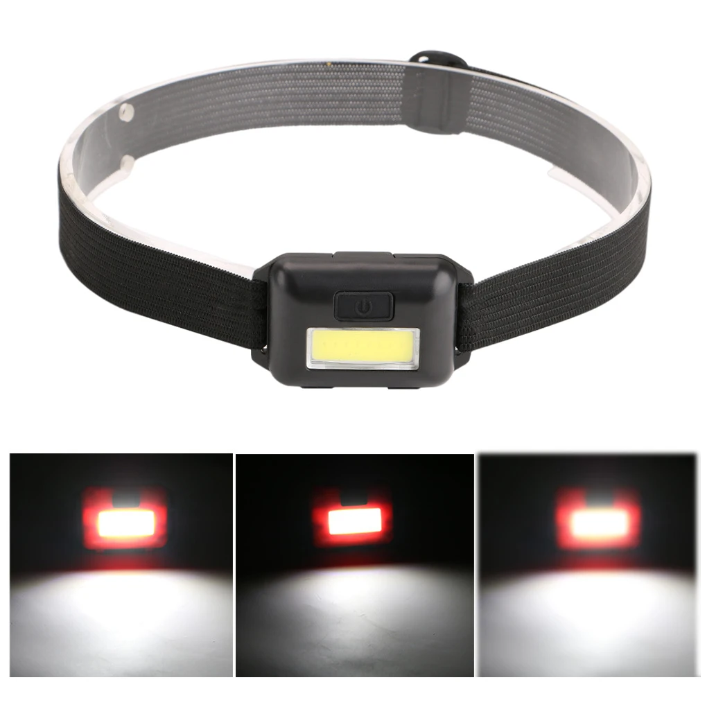 

Mini COB LED Headlamp 3 Modes Waterproof Headlight Head Flashlight Torch Lanterna For Outdoor Camping Night Fishing
