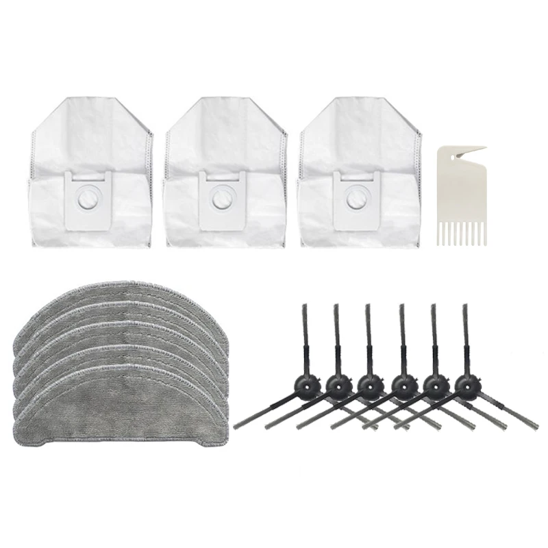 

Robot Sweeping Dust Bag Mop Cloth Side Brush for ROIDMI EVE Plus Vacuum Cleaner Accessories