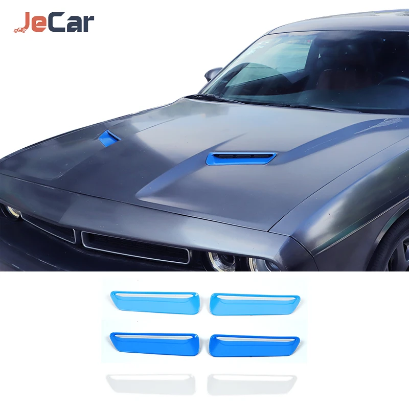 

Воздухозаборник крыло молдинг отделка Крышка вентиляционного отверстия отделка впускная защита для Dodge Challenger 2015 Up автомобильные аксессуар...