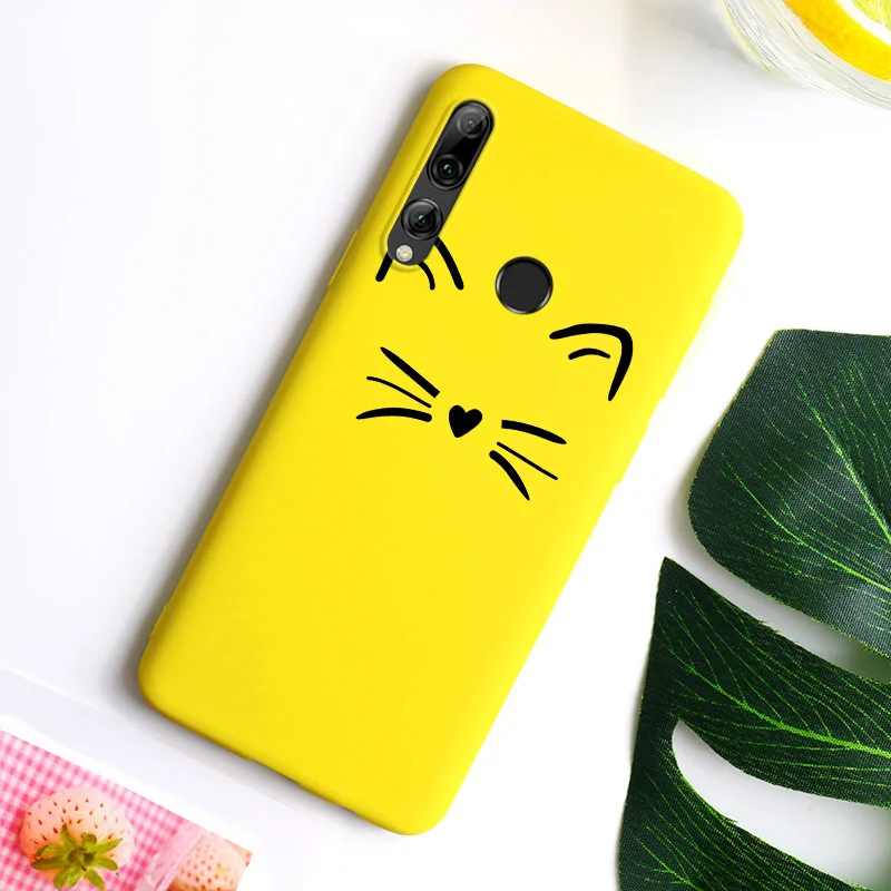 Яркий чехол для huawei P Smart чехол Z Plus для huawei Y9 Y7 Pro Y6 Y5 Lite Y6 Prime Y5 Y3 милый чехол с котом