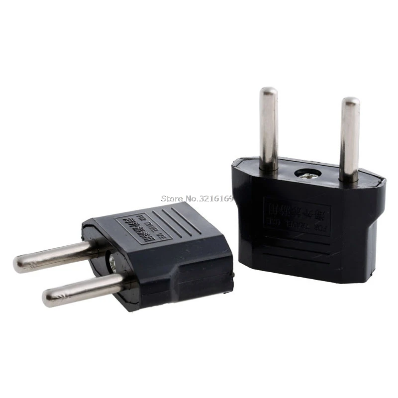 Для 10 шт./компл. US USA to EU Europe AC Power Travel Wall Plug Adapter Converter Promotion | Строительство и ремонт