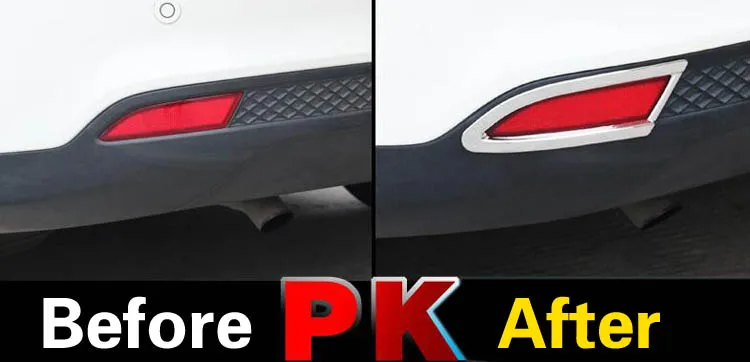 Хромированный задний отражатель для седана крышка противотуманной фасветильник