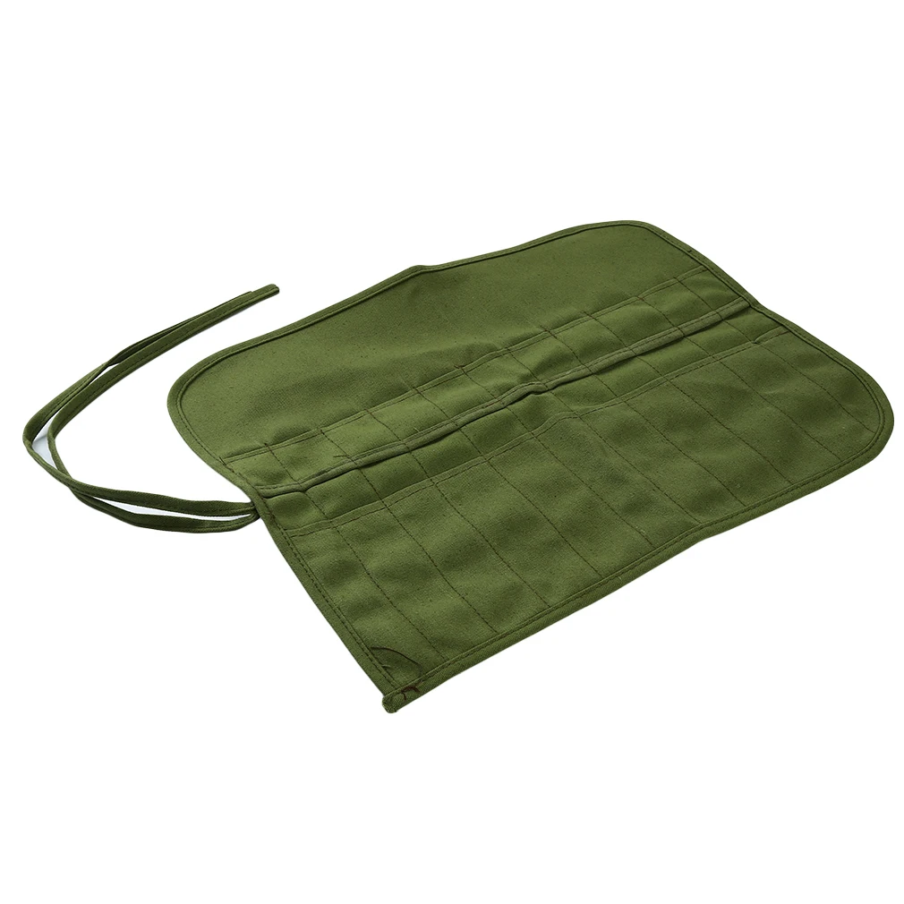 Многофункциональный рулонный холщовый чехол-карандаш для рисования кисть