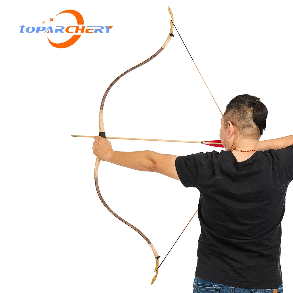 

2020 hot sale traditional bows and arrows, imported wooden bows for hunting practice 25lbs / 30lbs / 35lbs / 40lbs for choose