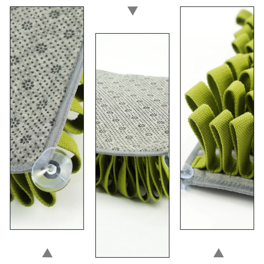 

1pc Pet Sniffing Blanket Pet Foraging Cushion Slow Eating Mat (Dark Green)