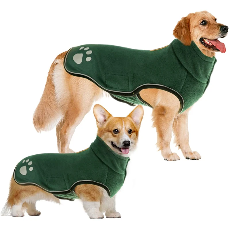

LETSQK Winter Dog Jacket, Winter Coats for Dogs, Reflective Dog Jacket for Small dog costume dogs clothes designer dog clothes