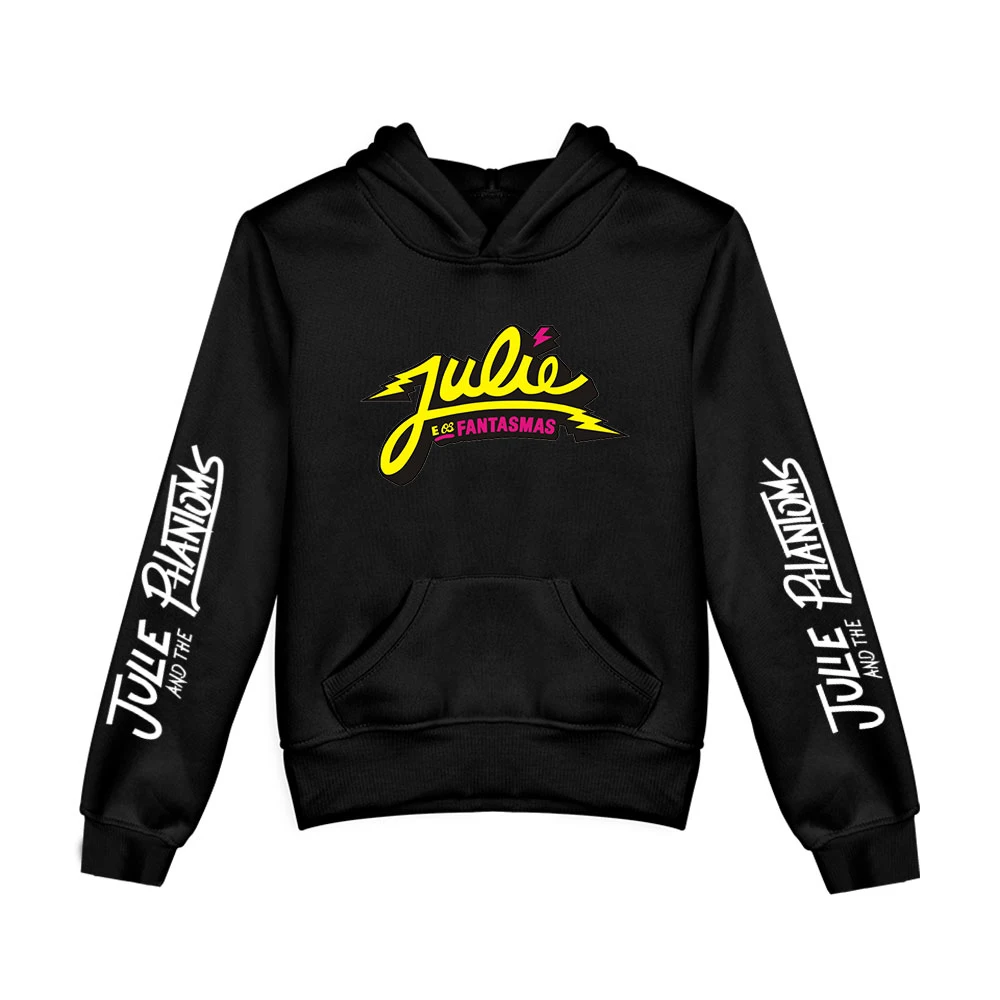 

2021 Julie and the Phantoms Hoodie Unisex Long Sleeve Hooded Sweatshirt Kids Hoodie American TV Show Kids Clothes Kids full size