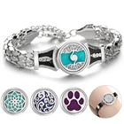 Ароматерапия ювелирные изделия диффузор браслет Регулируемая цепочка духи эфирное масло диффузор медальон с ароматом браслет для женщин