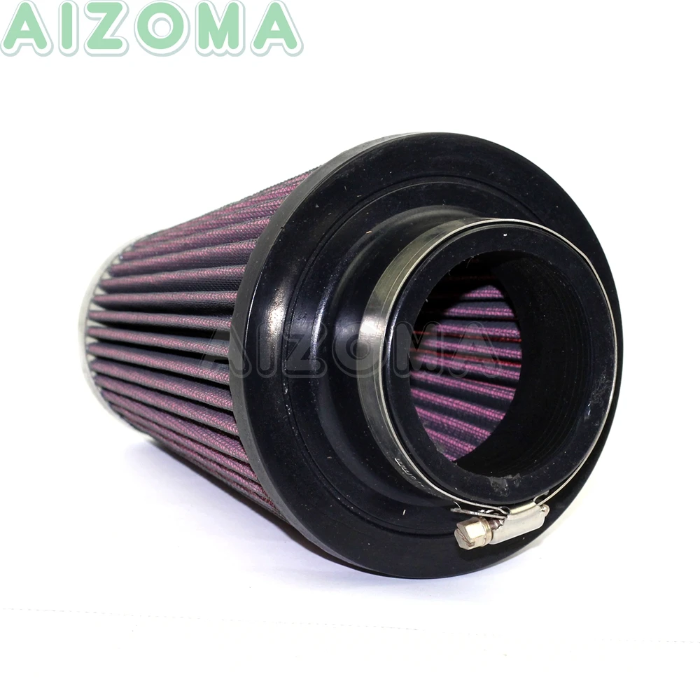 Красный Моющийся воздушный фильтр с высоким потоком для Harley Softail Touring Road King Street Glide