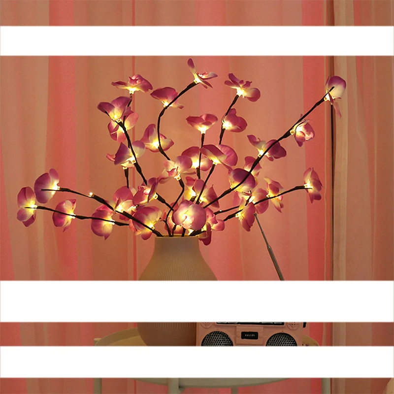 Фаленопсис ветви дерева светильник цветочный s дома для рождественской