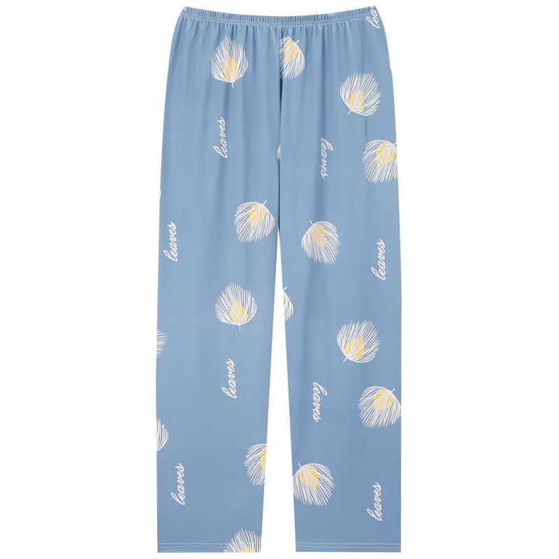 

Spring Women's Pajamas Thick Style Home Pants Pure Cotton Loose and Comfortable Cartoon 2021 New