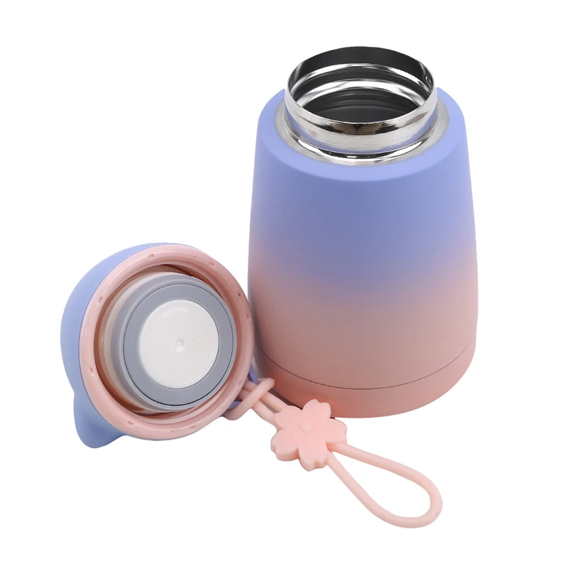 Креативный милый мультяшный термос из нержавеющей стали изолированная