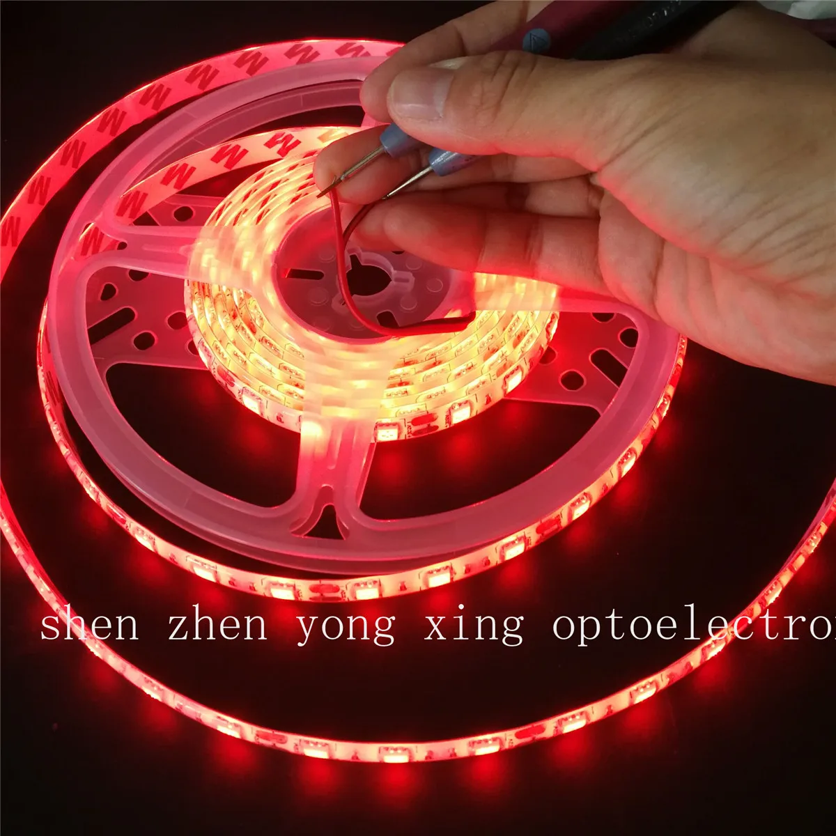Гибкая Водонепроницаемая светодиодная лента SMD 5050 RGB 300 12 В постоянного тока 1 м 5