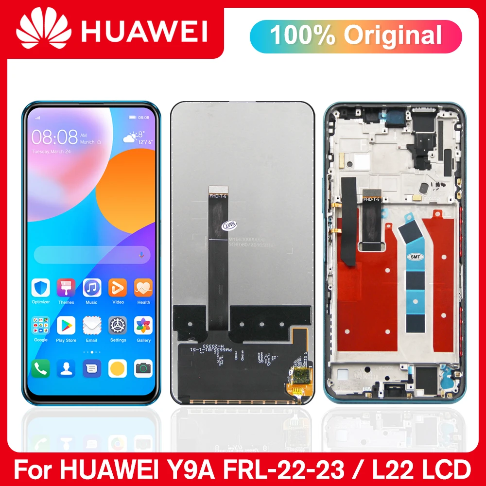 6 63 &quotоригинальный сменный ЖК-дисплей для Huawei Y9a HuaweiY9A Honor X10 | Мобильные телефоны и