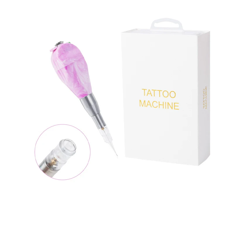 

Microblading Pink Pen Machine Permanent Makeup Tattoo Machine For Eyebrow Lip Eyeliner MTS Beauty