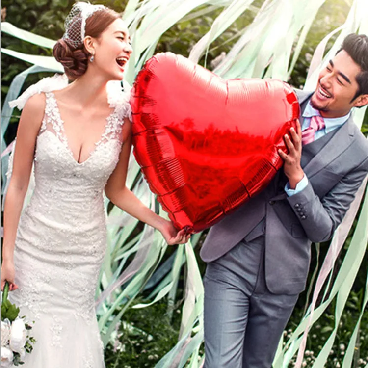 1 шт. шарики в форме сердца 75 см | Дом и сад