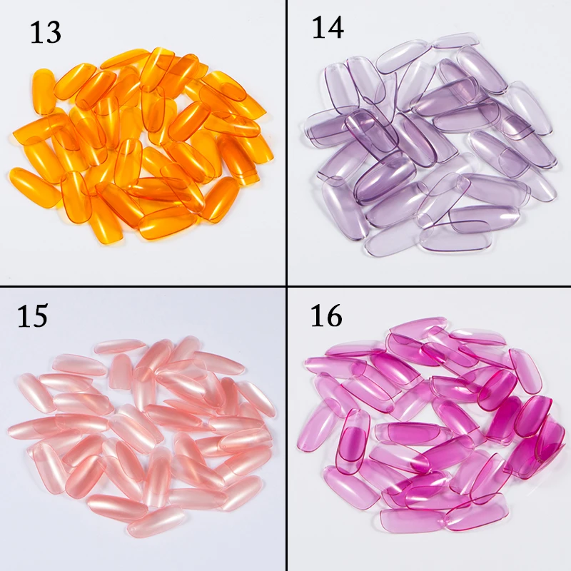 Накладные акриловые ногти Овальный светильник 500 шт.|nail tips|oval nail tipsnail art tips |