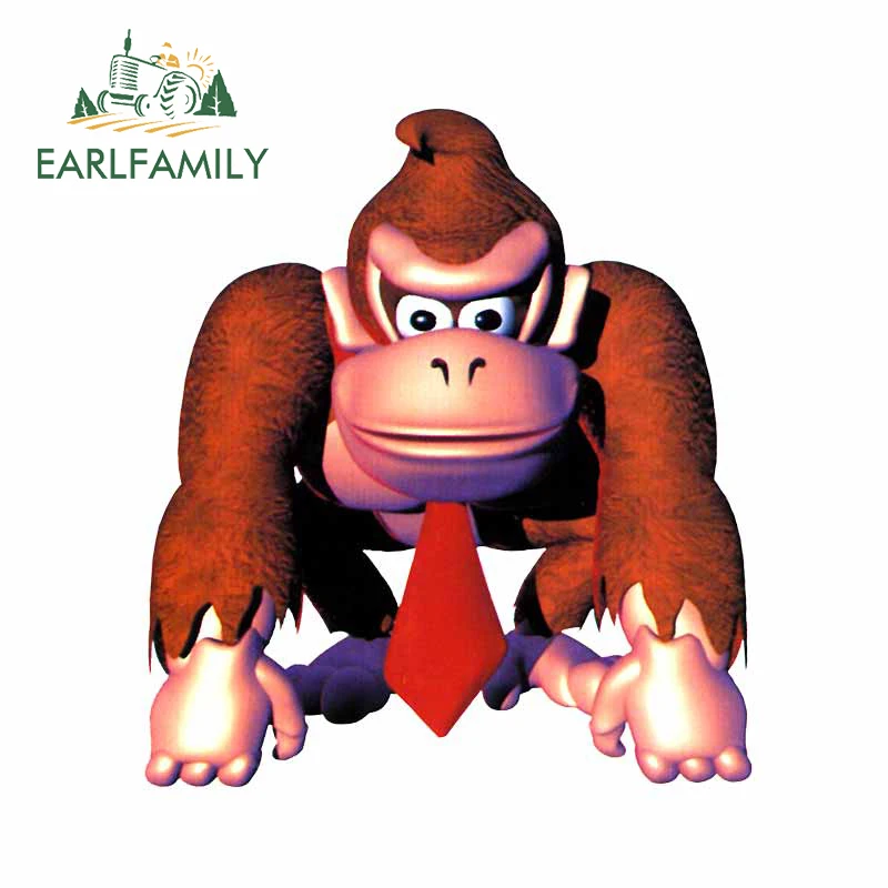 EARLFAMILY 13 см x 11 7 для аркадных игр Donkey Kong Ready Автомобильная наклейка сноуборда