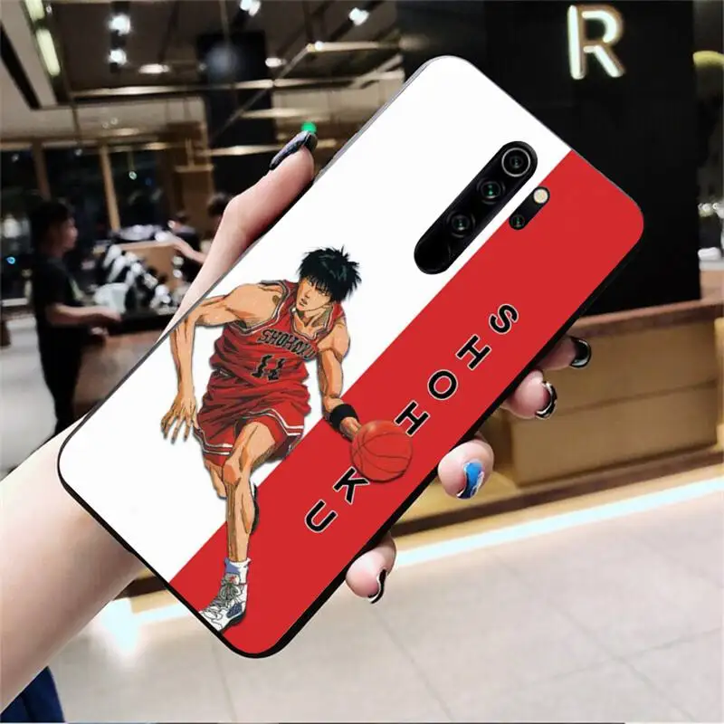 Slam dunk Аниме Манга закаленное ТПУ Мягкий силиконовый чехол для телефона Redmi 8A Note 9 8T