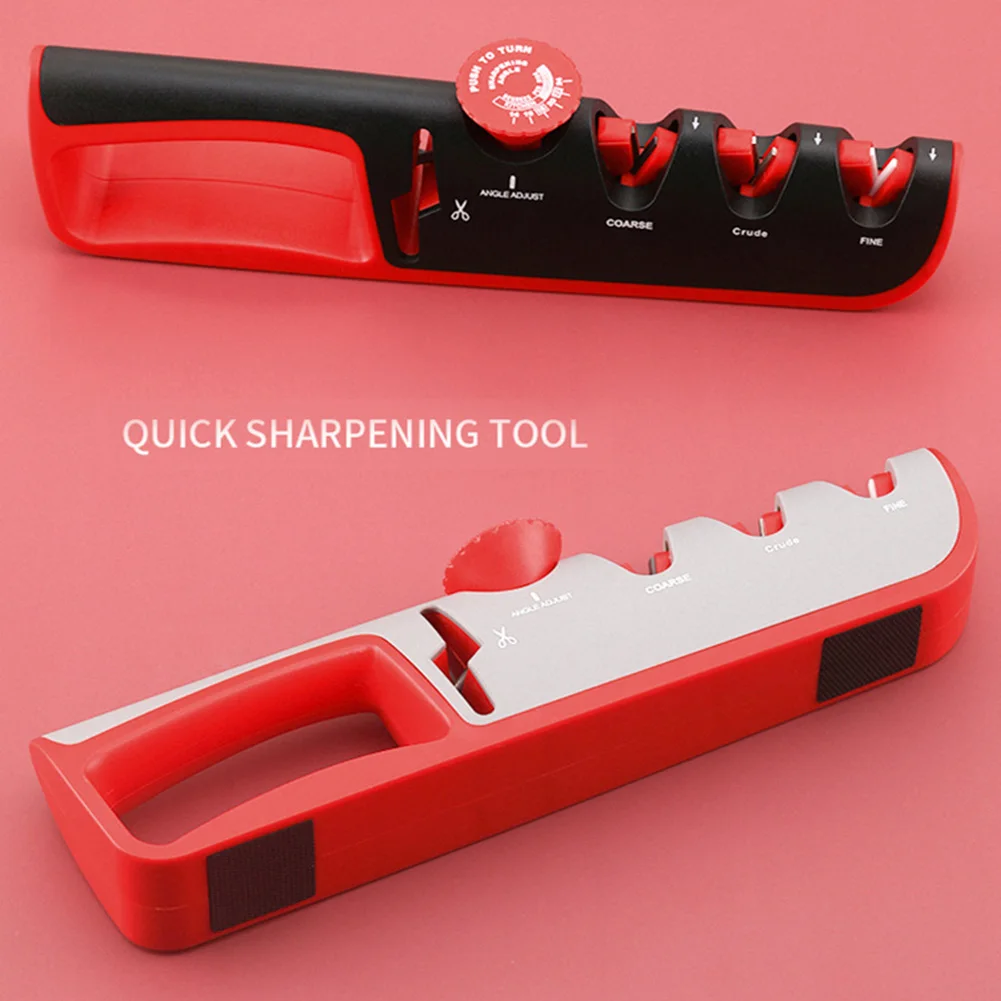 4 в 1 многофункциональная кухонная точилка для ножей регулируемый угол