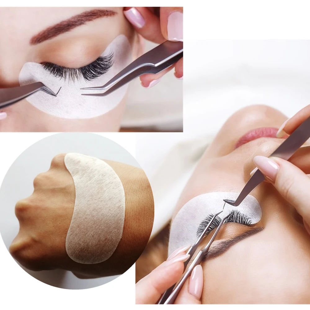 100/200 шт. бумажные патчи для наращивания ресниц|Наборы инструментов макияжа| |