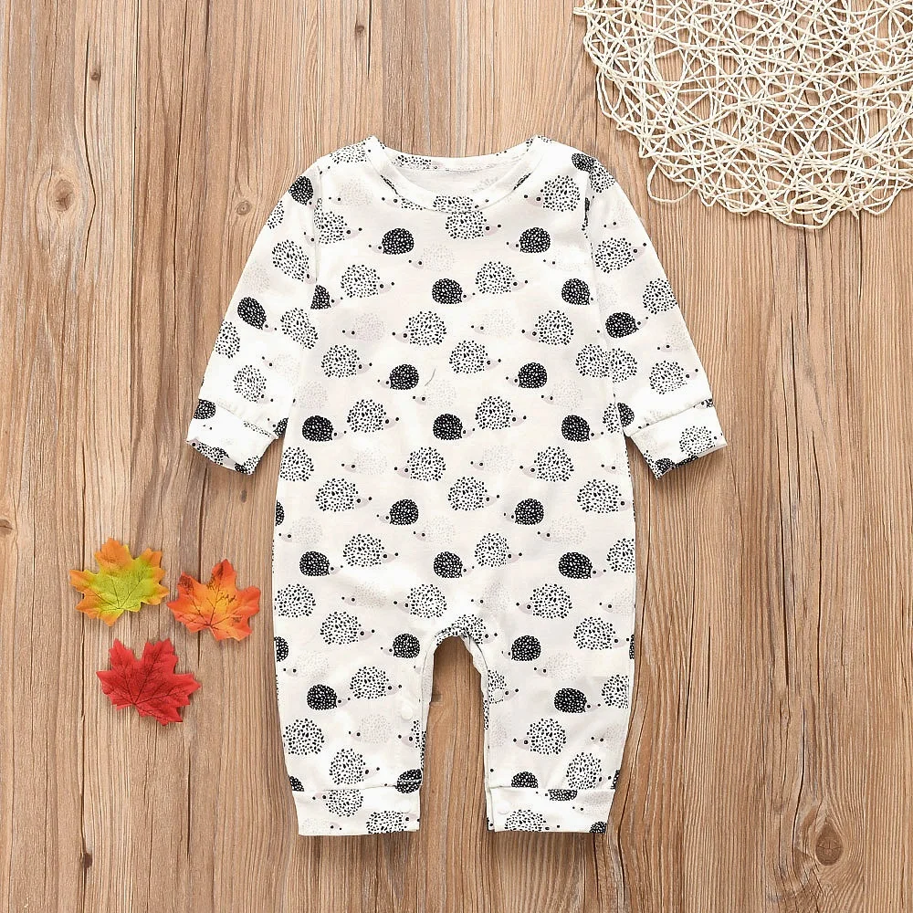 Новинка Одежда для новорожденных комбинезон мальчиков и девочек Милый хлопковый