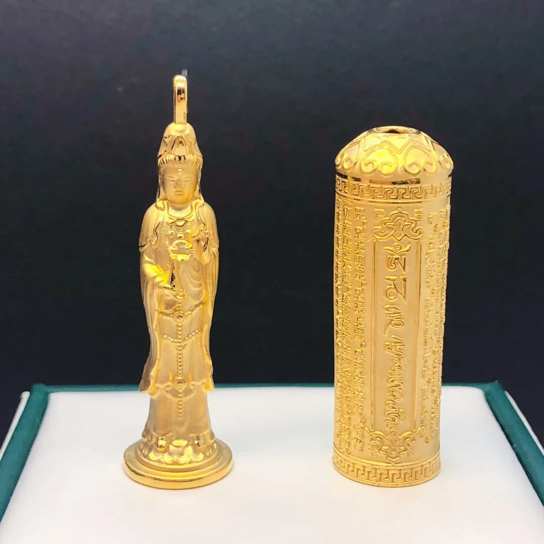 HX 24K кулон из чистого золота настоящая в 999 твердая Золотая подвеска красивое