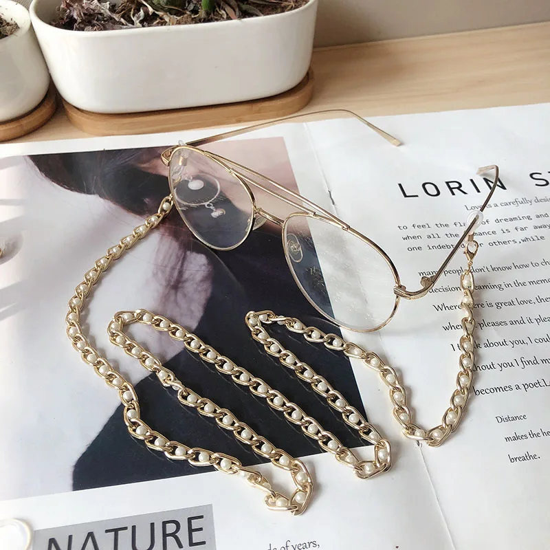 

1pcs Slip Glasses Accessories Metal Glasses Chain Fashion Women Sunglasses Spectacles Holder Neck Cord Glasses