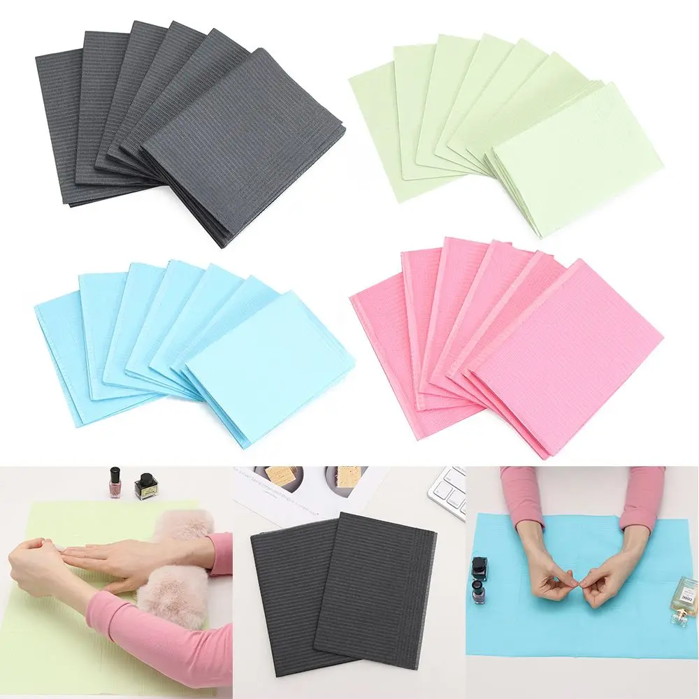 

5/20 искусственных инструментов для маникюра, композитная мембрана, разные цвета, Складная ручная прокладка, салфетка, одноразовая очистка п...