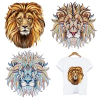 lion king heat thermo stickers stripe t shirts diy iron on transfers for clothing thermoadhesive fusible patch free shipping