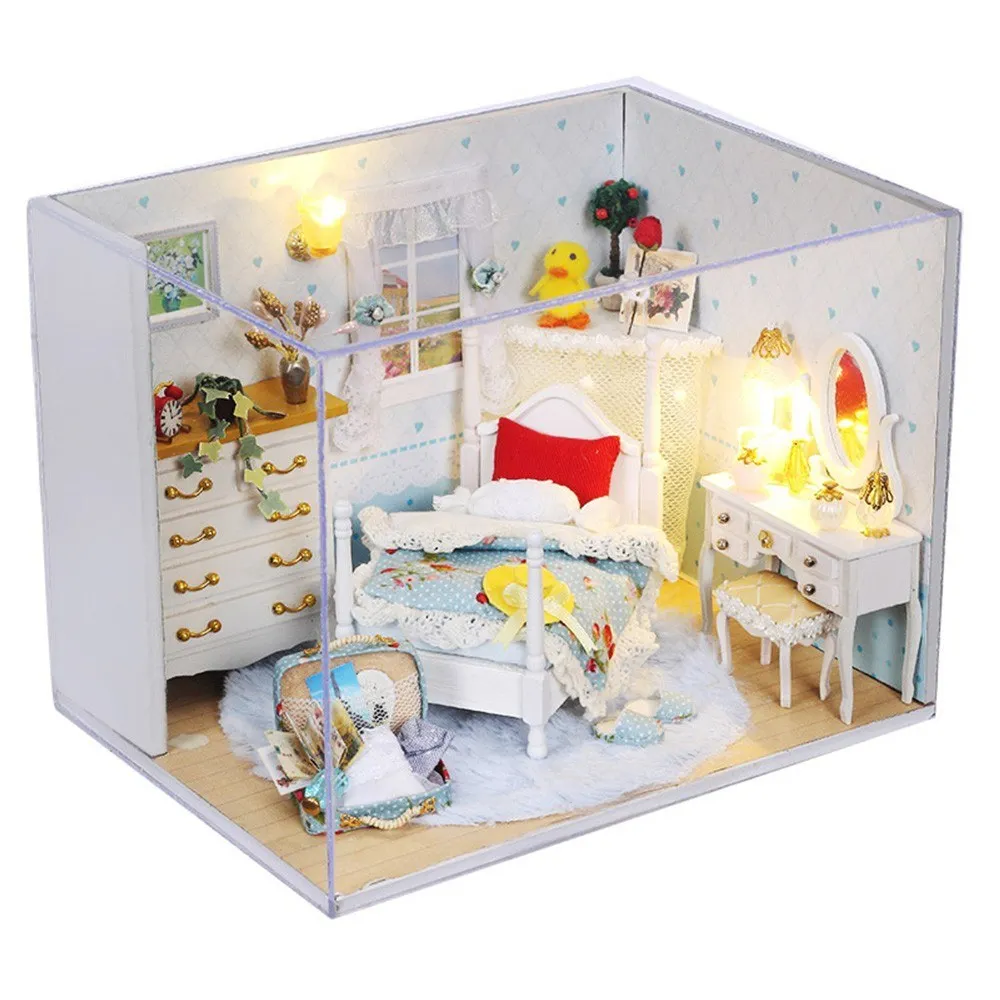 Кукольный дом Мечта Дом DIY миниатюрный Строительный набор деревянная мебель
