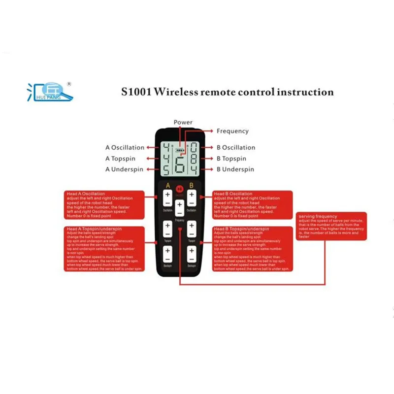 HUIPANG S-1001 Настольный Теннис Робот/машина портативный экономичный многофункциональный хороший партнер для практики