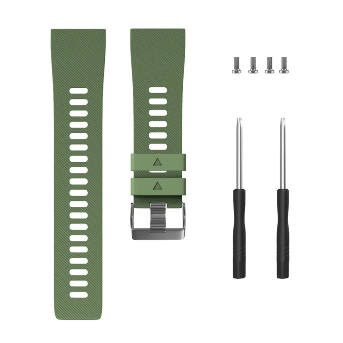 Силиконовый ремешок для часов браслет+ винты для инструментов Garmin Forerunner 35 GV99