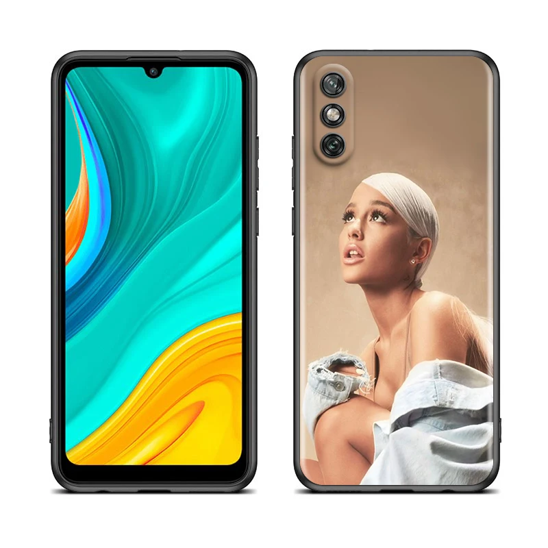 Beauty Music Girl for Huawei Y9A Y9S Y9 Y8S Y8P Y7P Y7 Y6 Y5P Y5 Lite Pro Prime 2020 2019 2018 2017 Black Phone Case