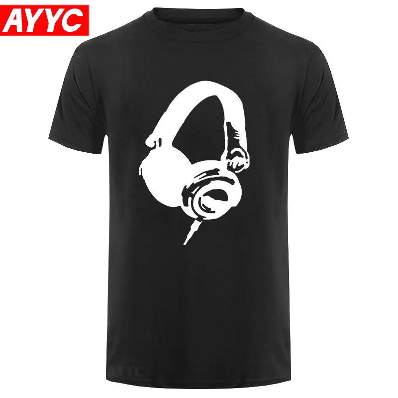 

Рубашка с короткими рукавами футболка-Футболка-Camiseta-брендовая одежда забавные-Cool-ди-джей-музыка-T-рубашка Для Мужчин-Джинсовые рубашки из ч...