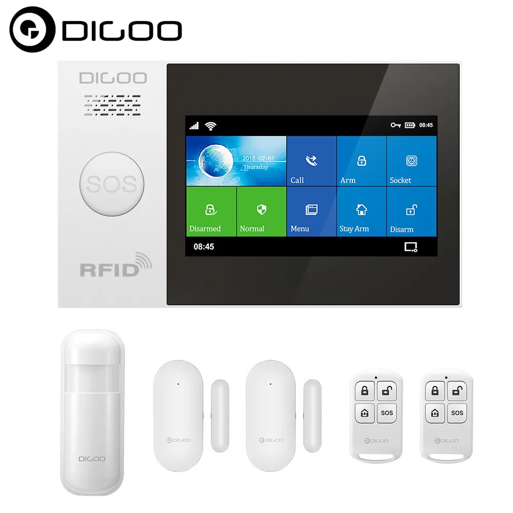 DIGOO DG HAMB беспроводной домашний WIFI GSM система охранной сигнализации комплект